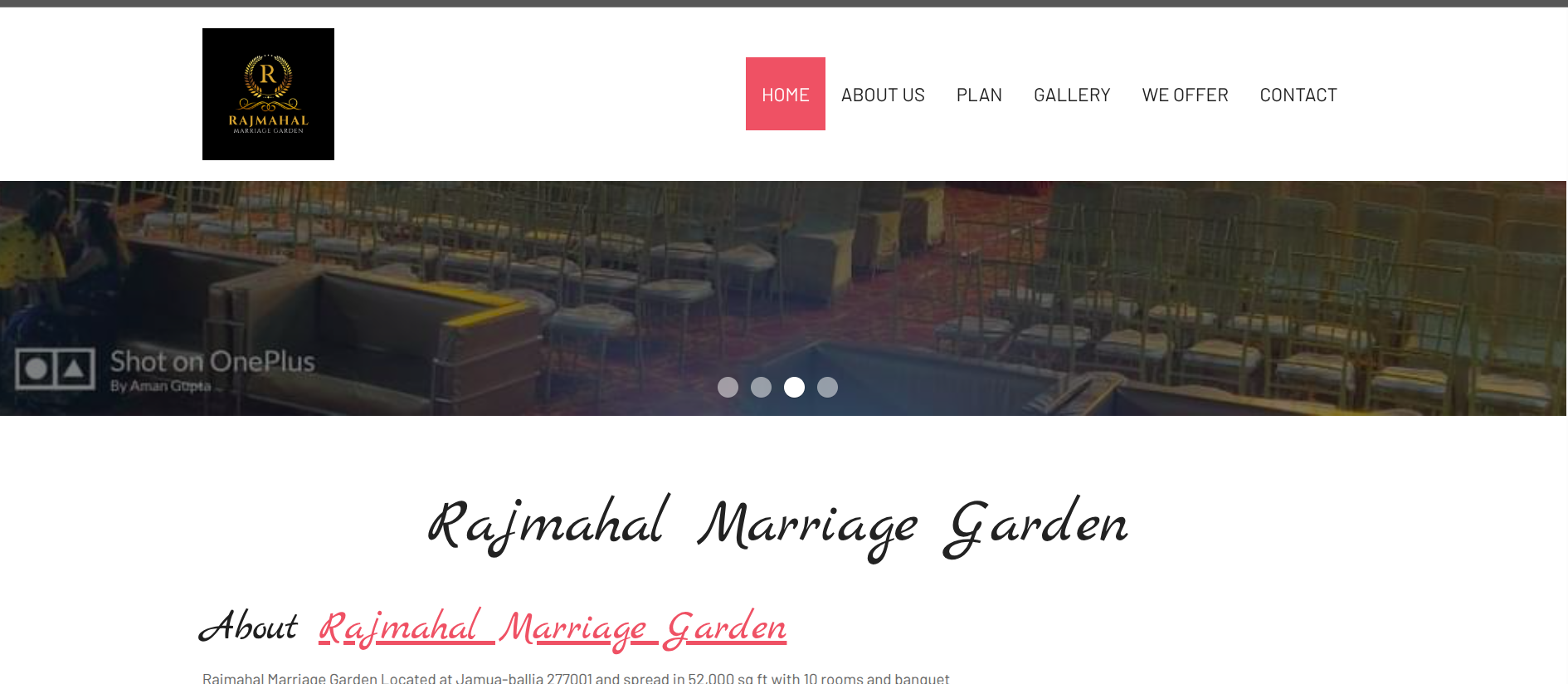 Raj Mahal Marriage Garden